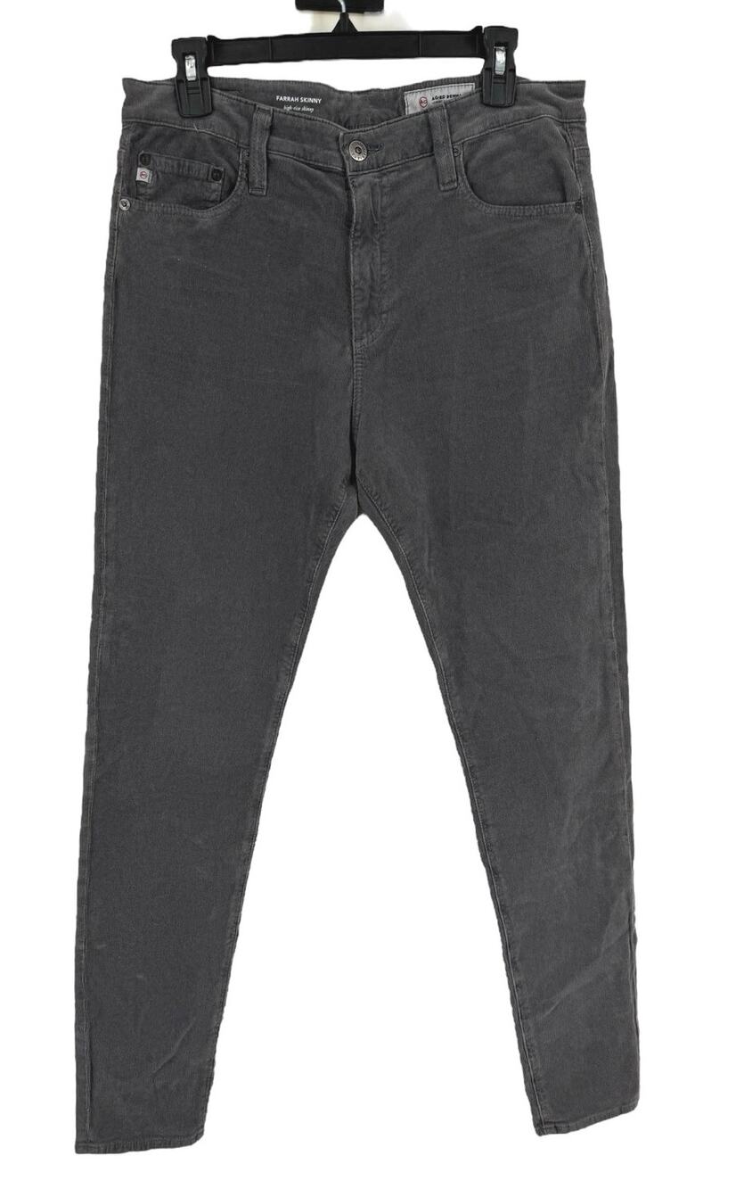 Adriano Goldschmied AG The Farrah High Waist corduroy Jeans gray size 32